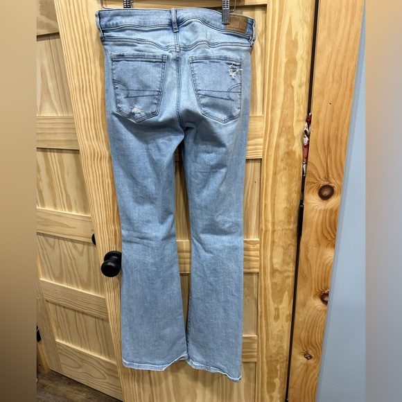 American Eagle ripped knee flare jeans - Picture 3 of 6